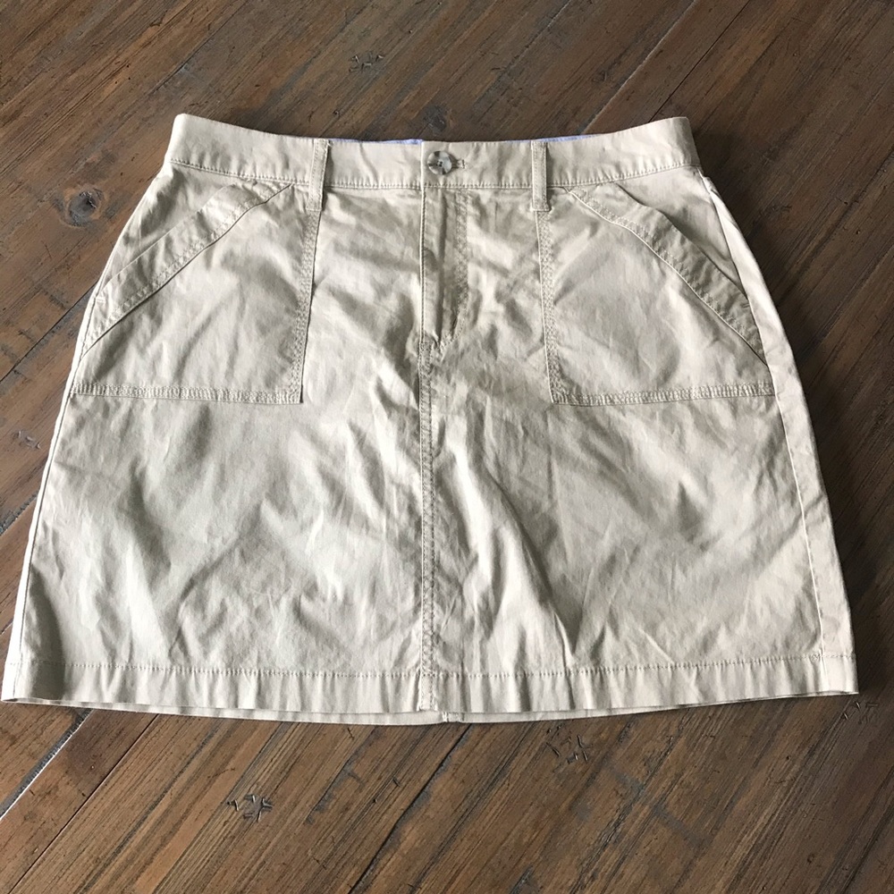 Croft & Barrow size 14 tan khaki skort
